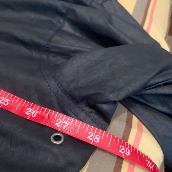 Gap Unisex Waxed Jacket Black Style #776050-00 Sz Medium Oversized - Picture 10 of 15